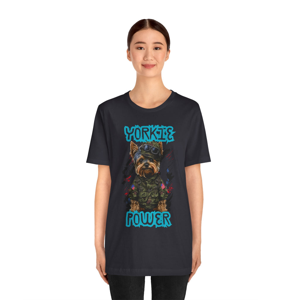 Yorkie Power Unisex Tee
