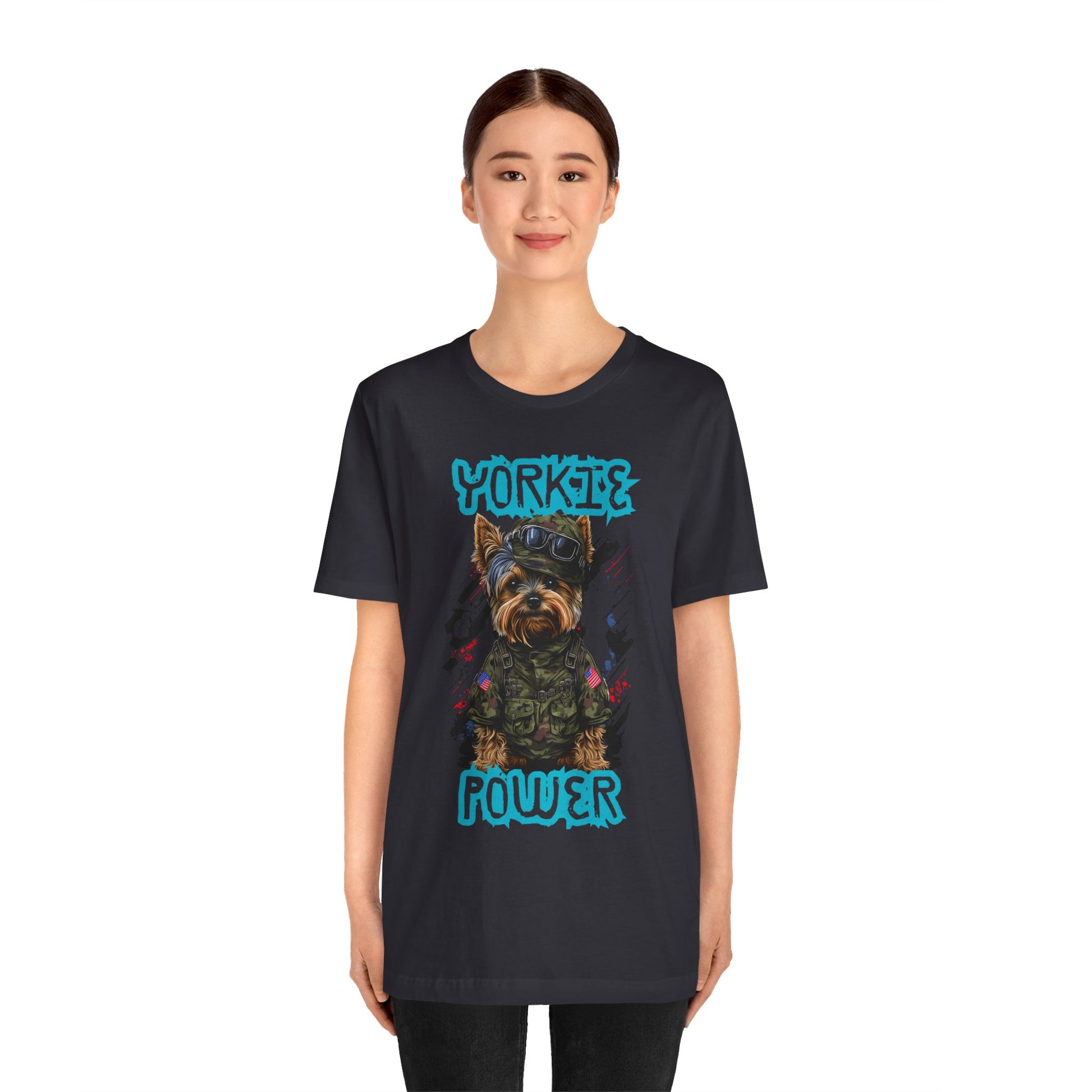 Yorkie Power Unisex Tee