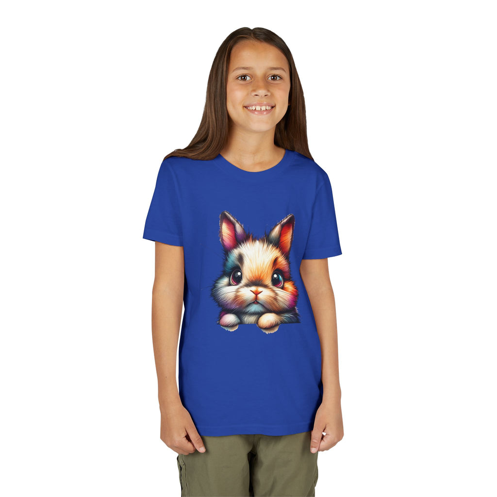 Colorful Bunny Youth Short Sleeve Tee
