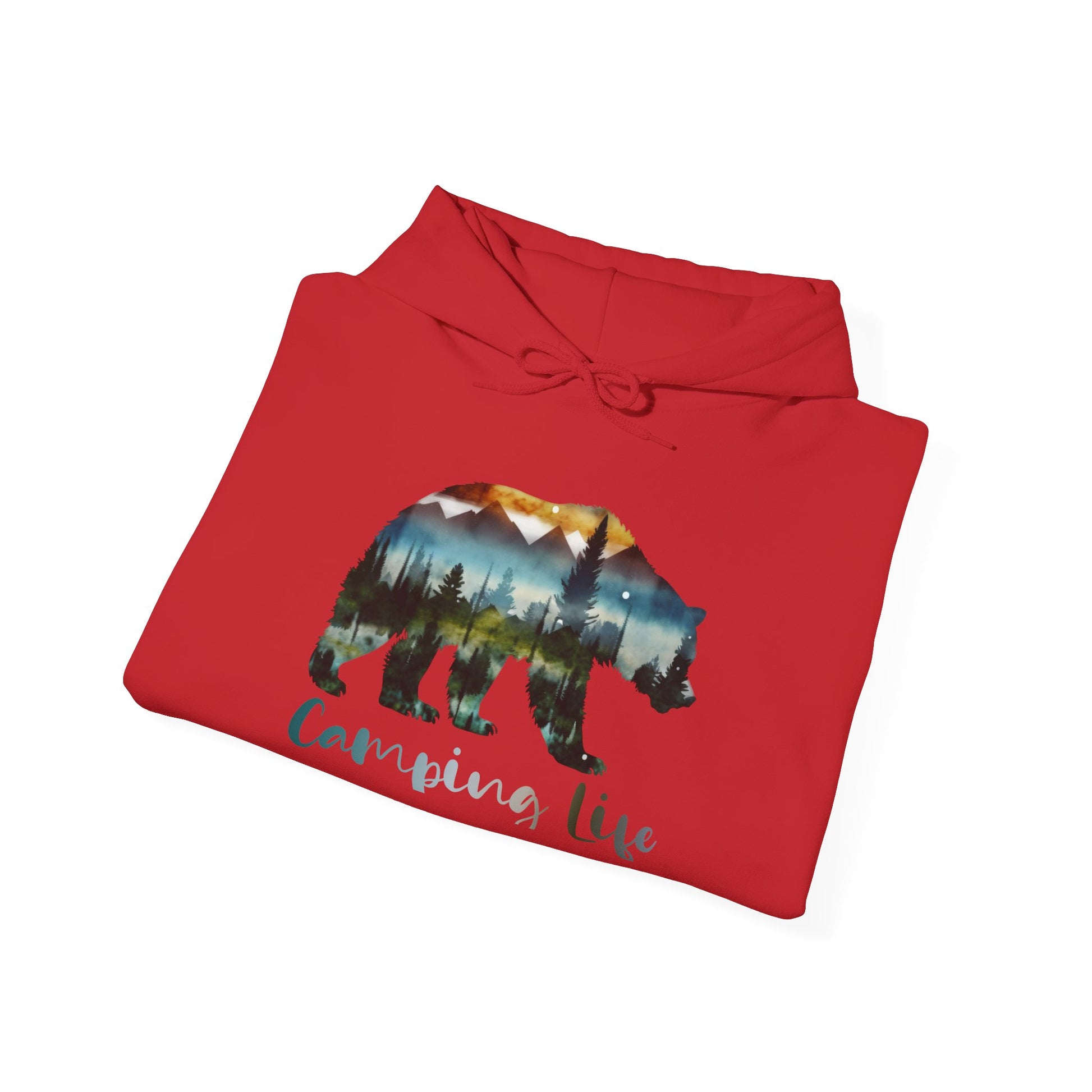 Camping Life Bear Hoodie