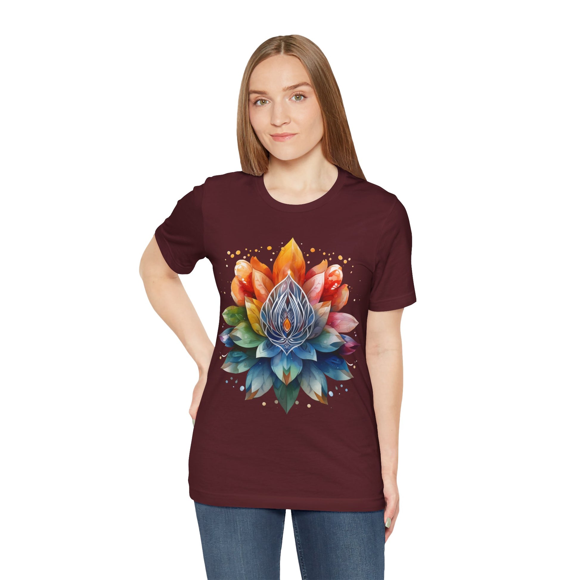 Colorful Lotus Flower T-Shirt