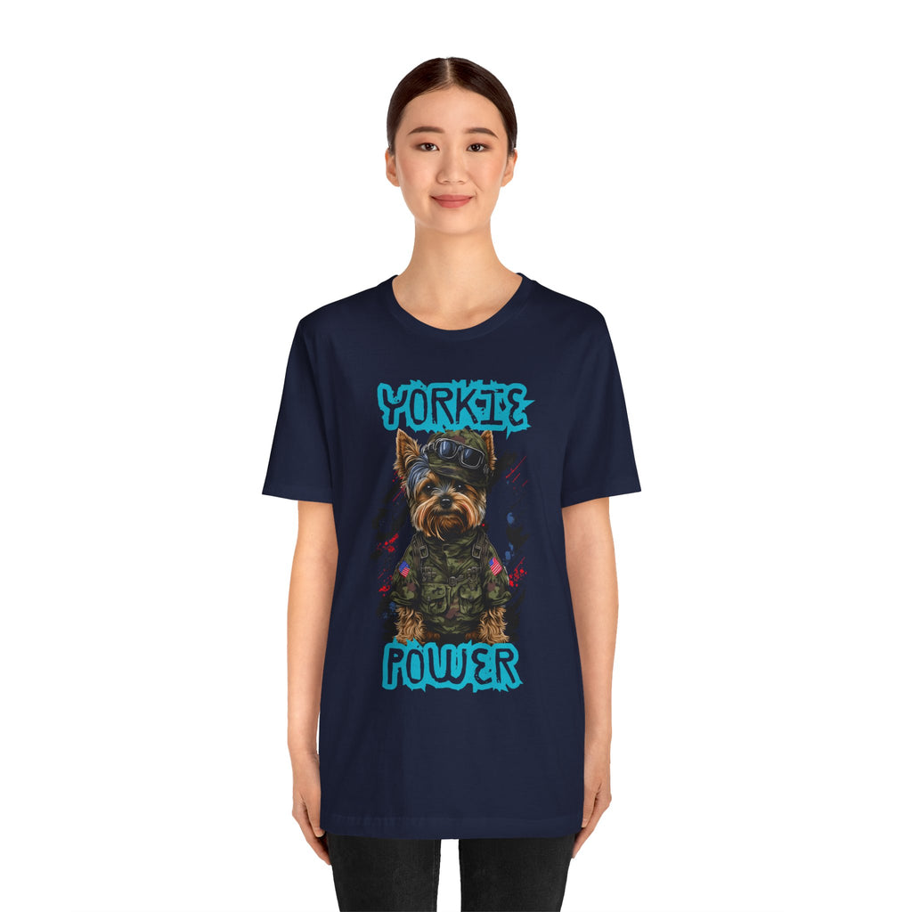 Yorkie Power Unisex Tee