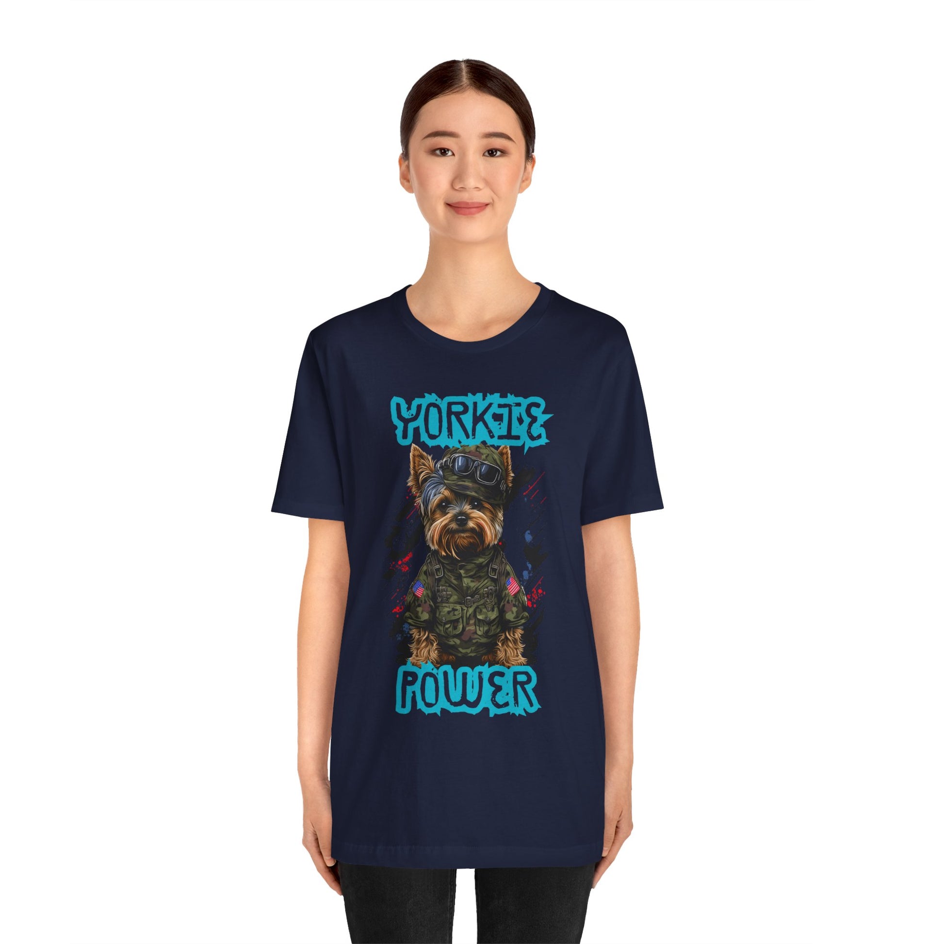 Yorkie Power Unisex Tee