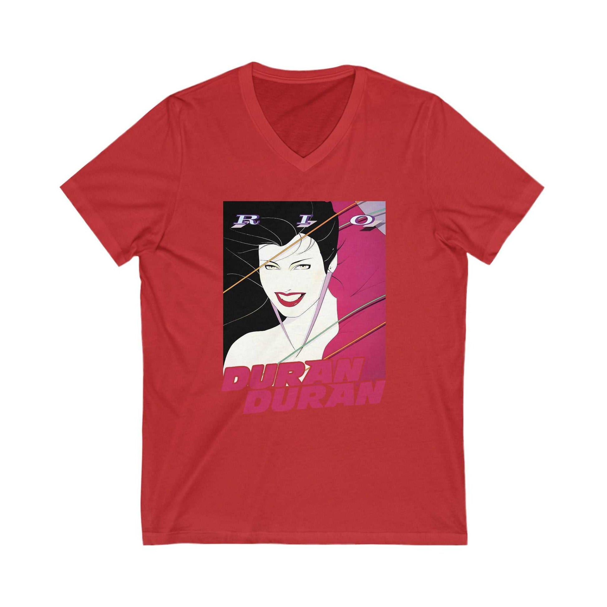 Duran Duran Retro V-Neck Tee