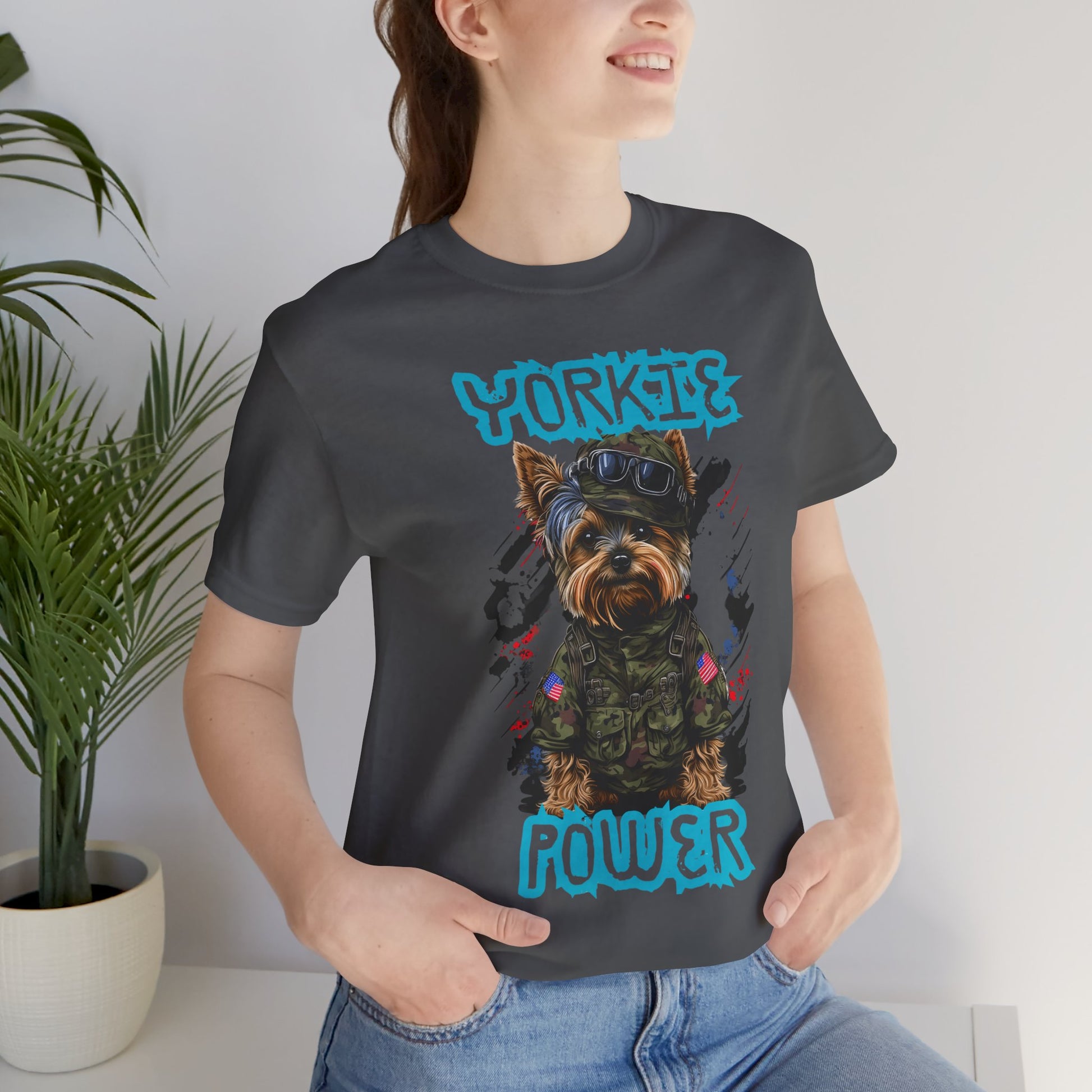 Yorkie Power Unisex Tee