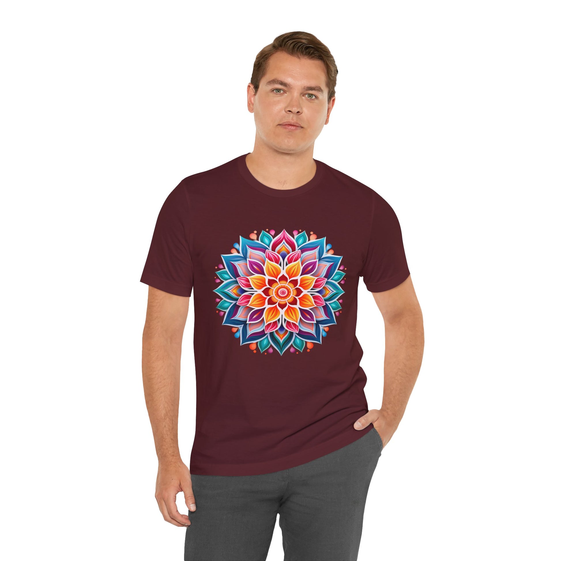 Vibrant Mandala Graphic Tee