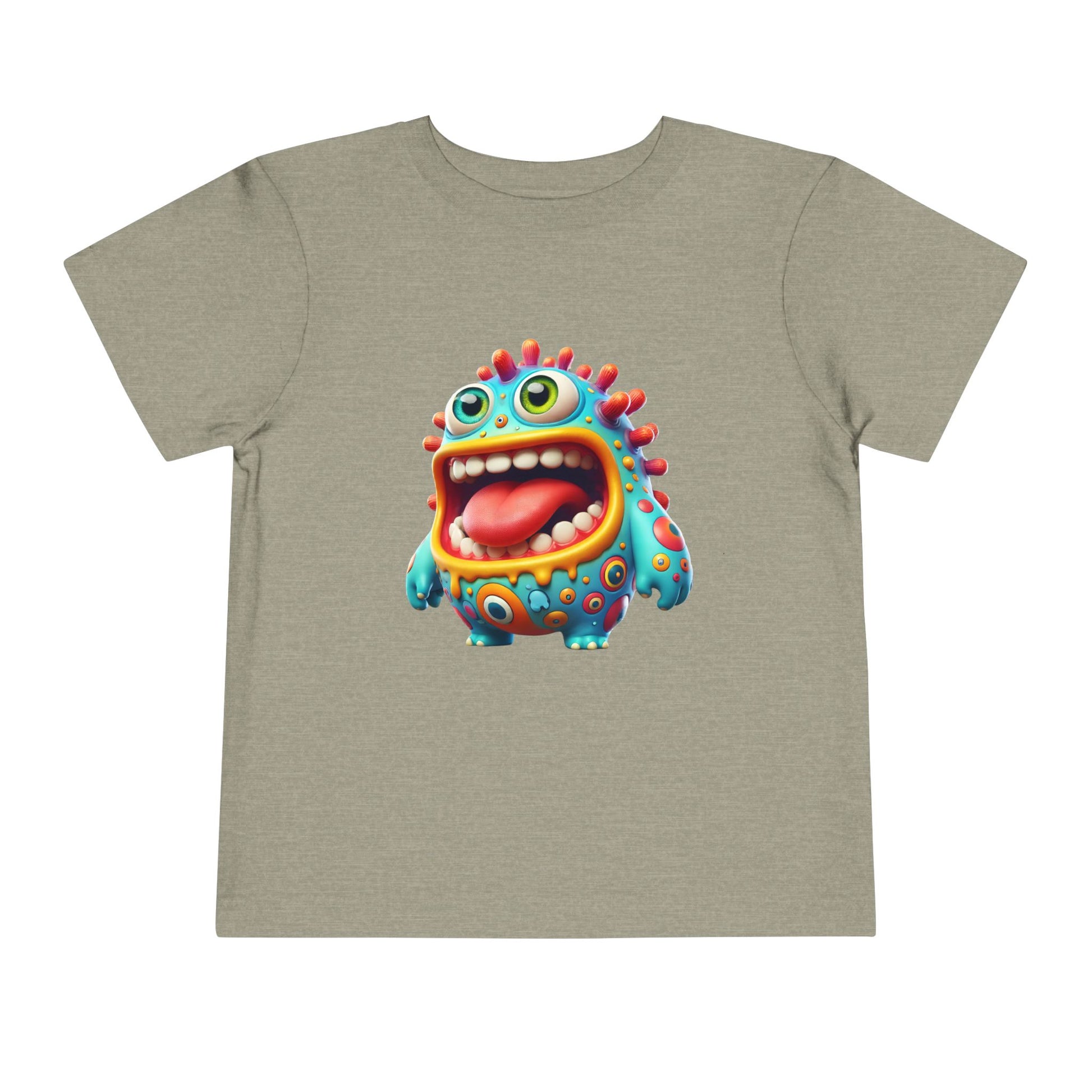 Colorful Toddler Tee with Fun Monster Design