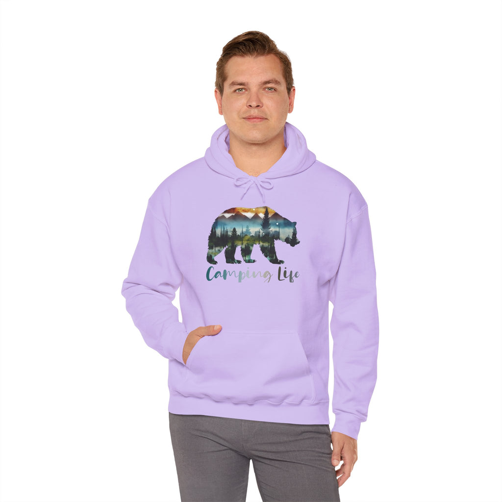 Camping Life Bear Hoodie