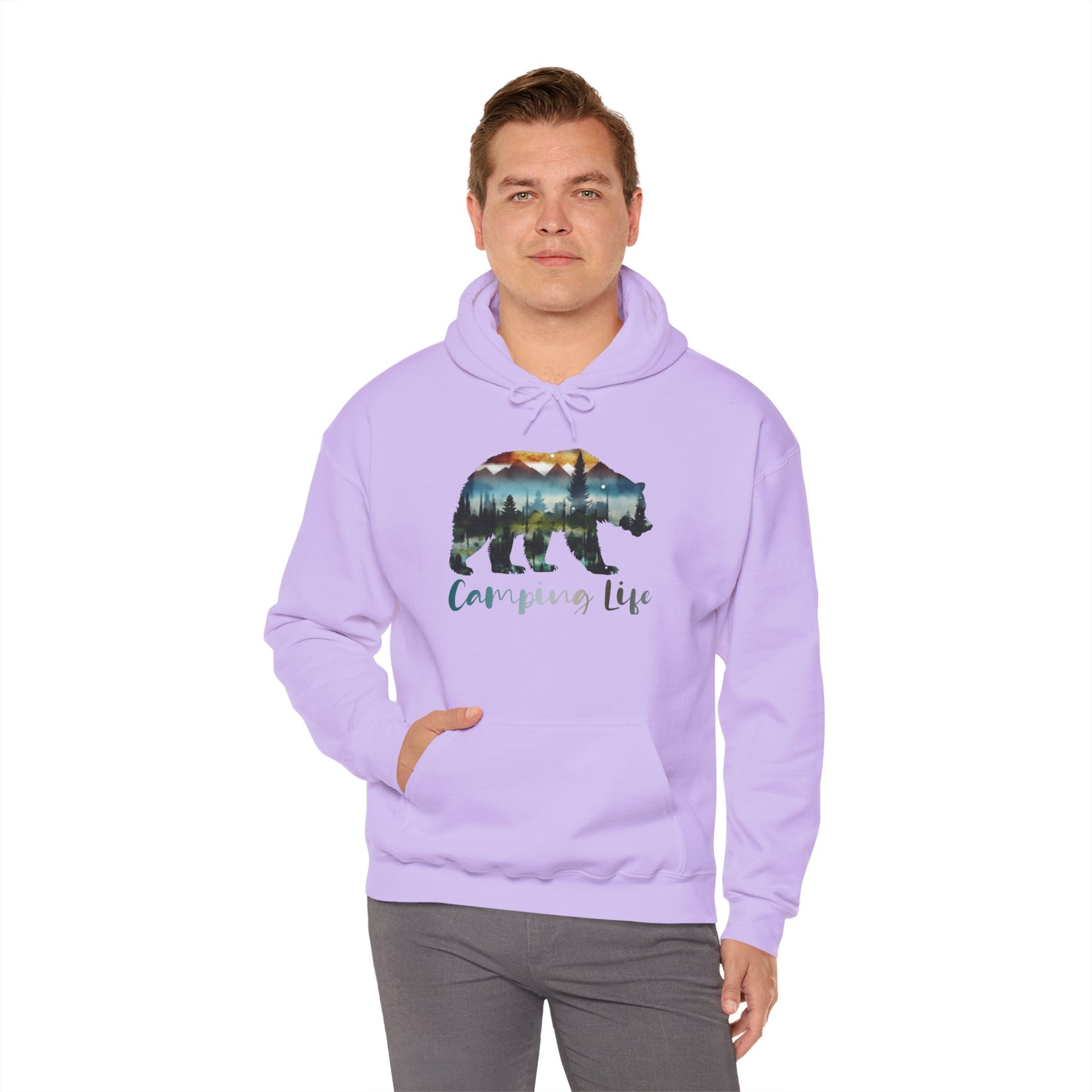 Camping Life Bear Hoodie