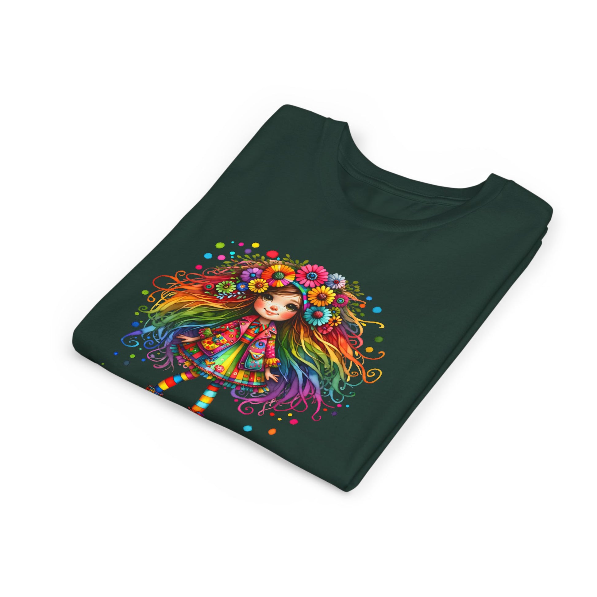Whimsical Flower Child Youth Tee