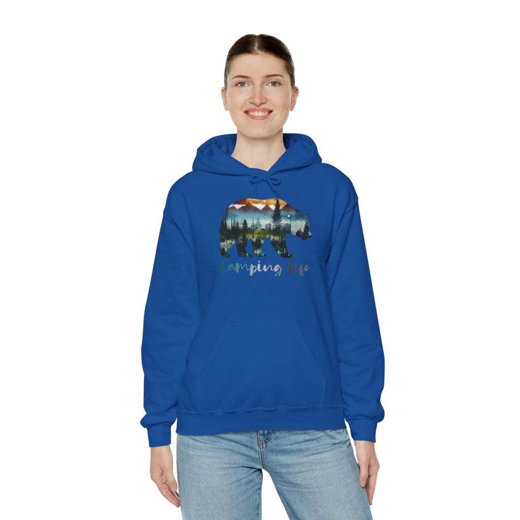 Camping Life Bear Hoodie