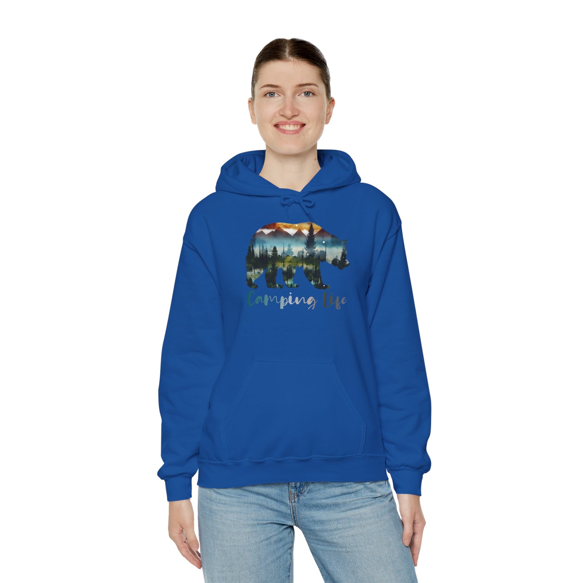 Camping Life Bear Hoodie