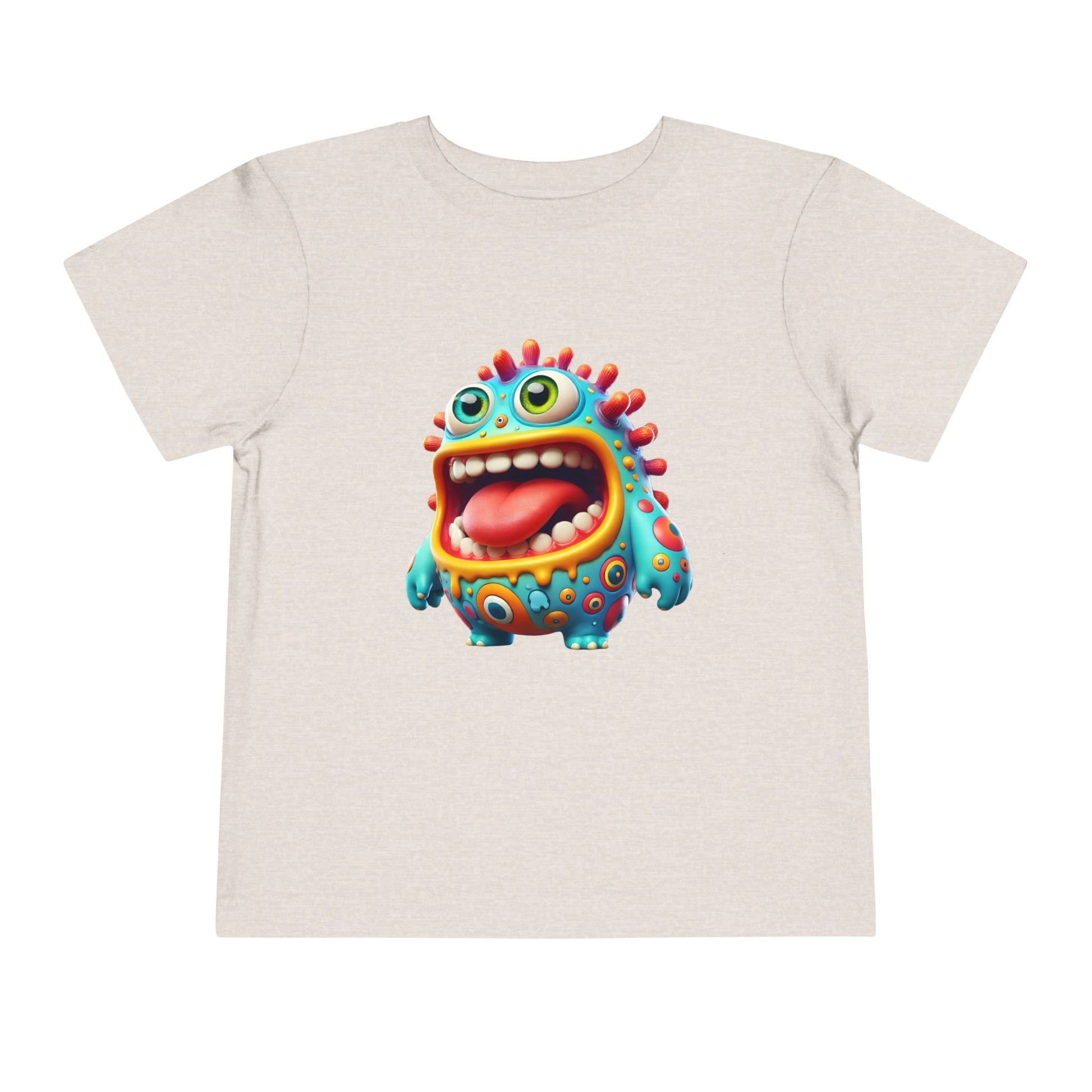 Colorful Toddler Tee with Fun Monster Design