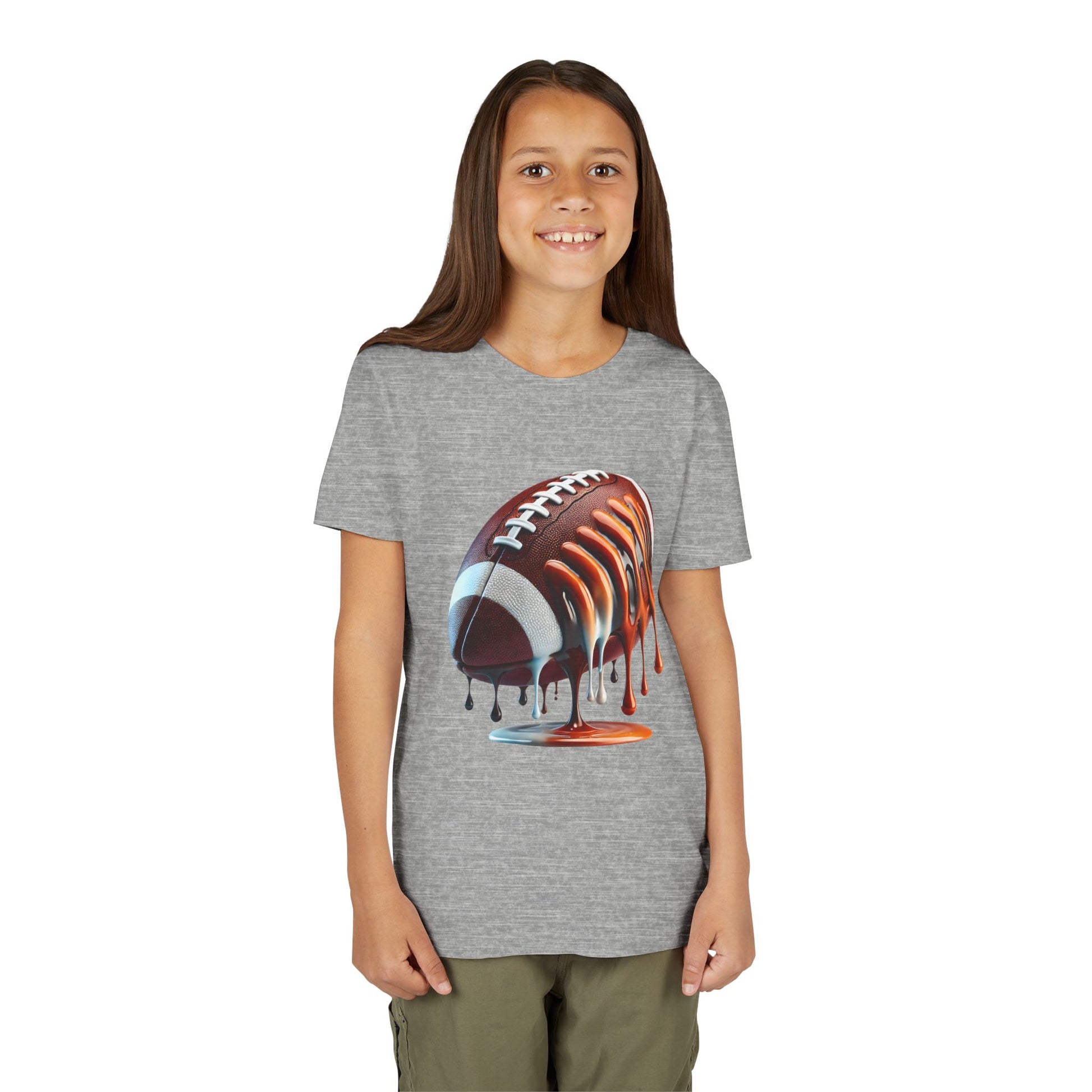 Dripping Football Youth Tee