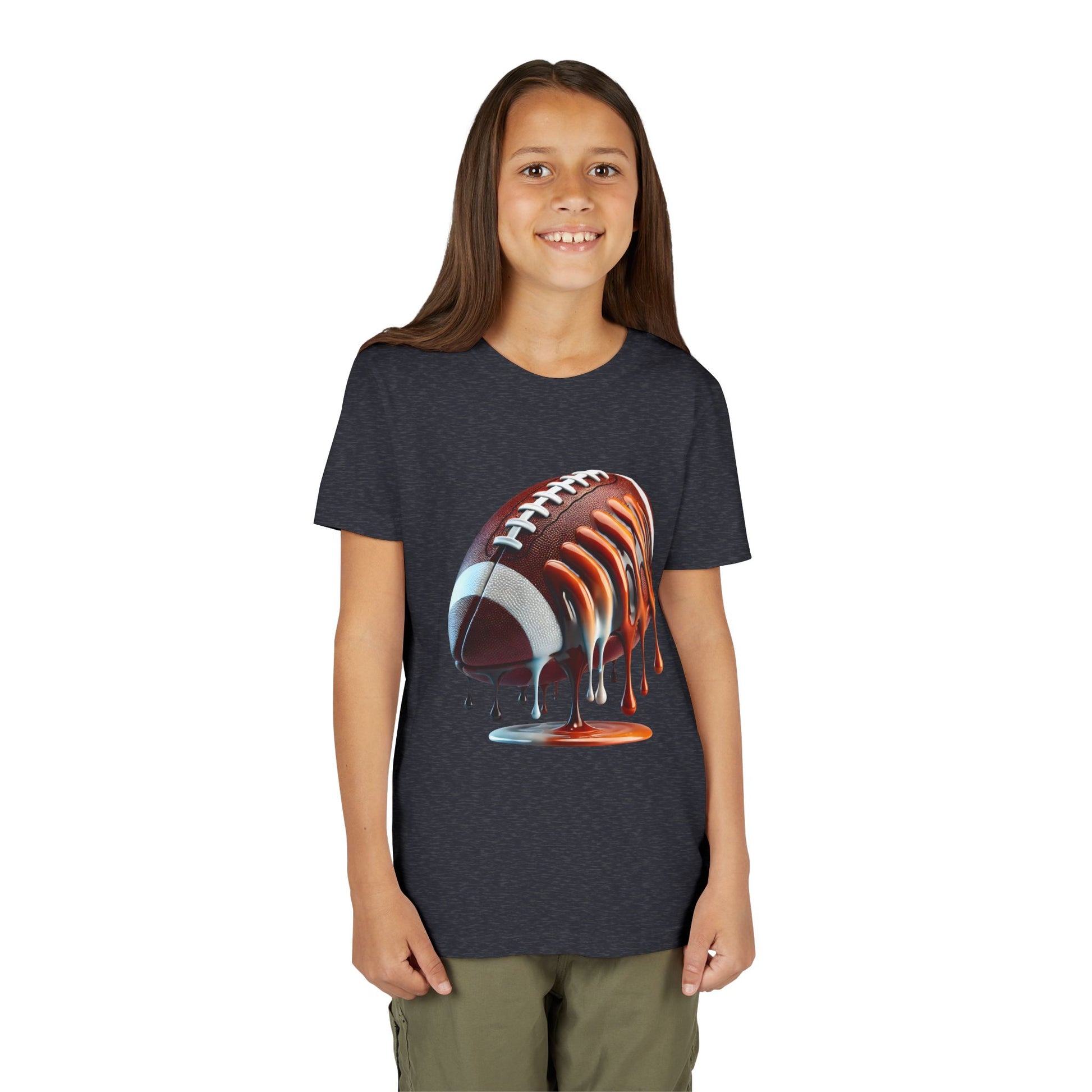 Dripping Football Youth Tee