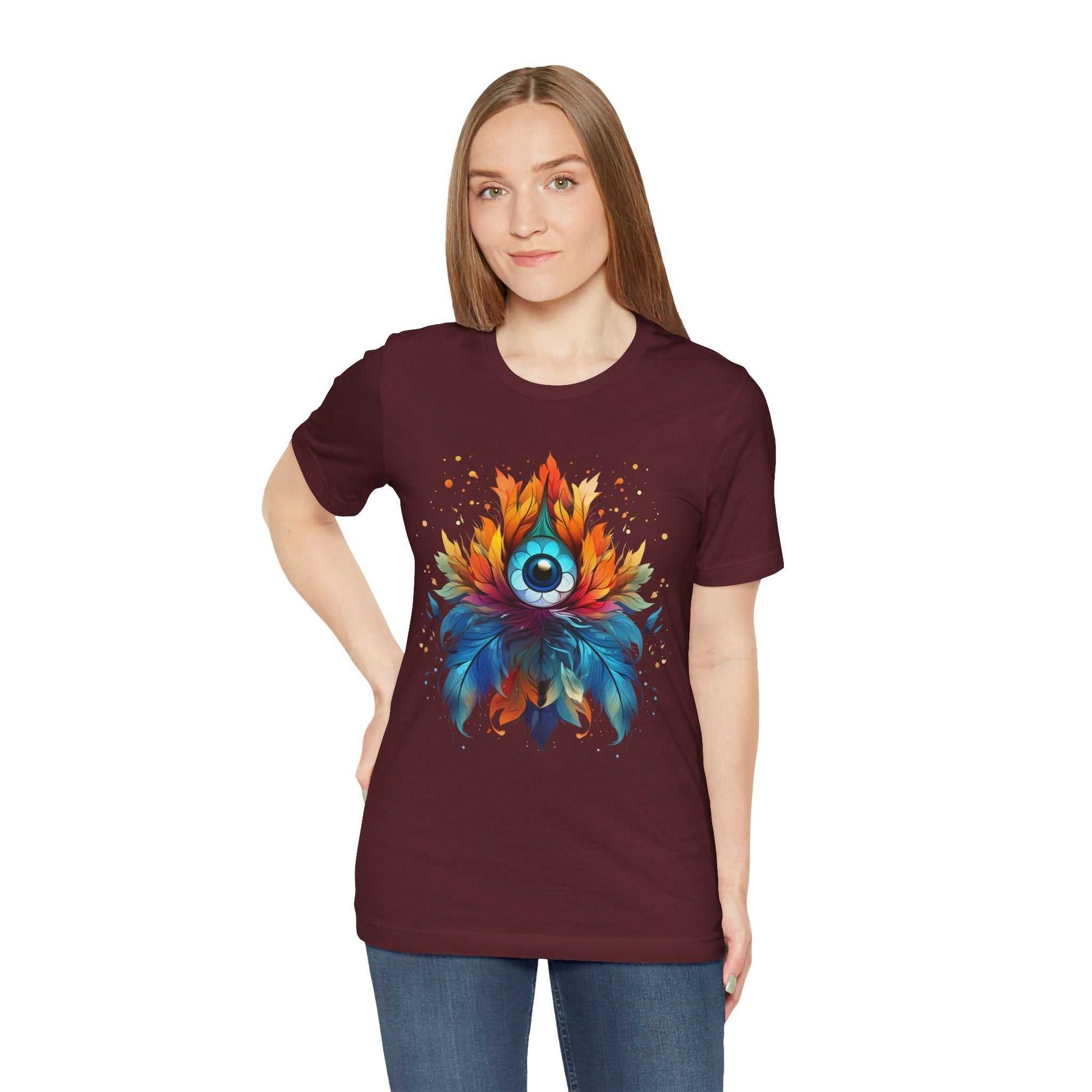 Vibrant Eye-Mandala Tee