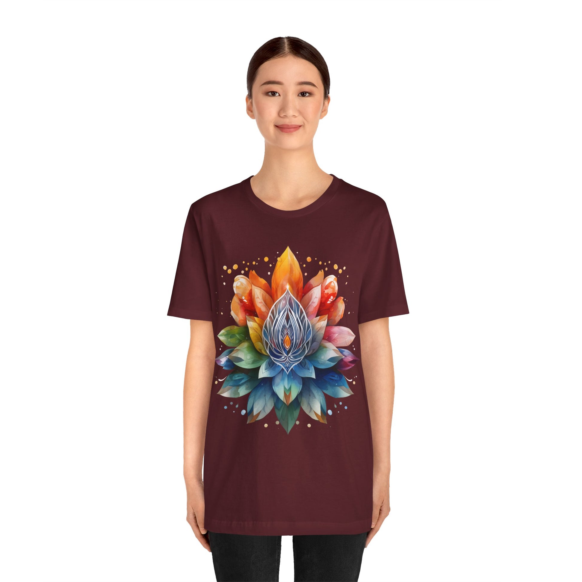 Colorful Lotus Flower T-Shirt
