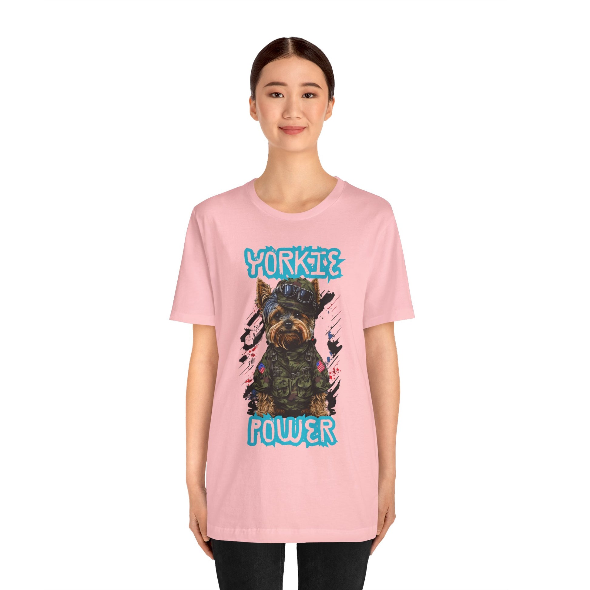 Yorkie Power Unisex Tee