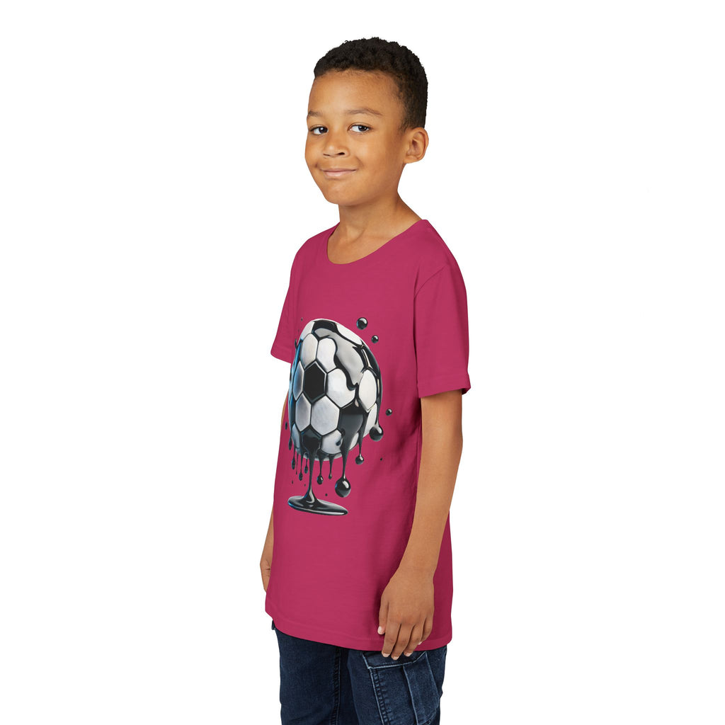 Dripping Soccer Ball Youth Tee