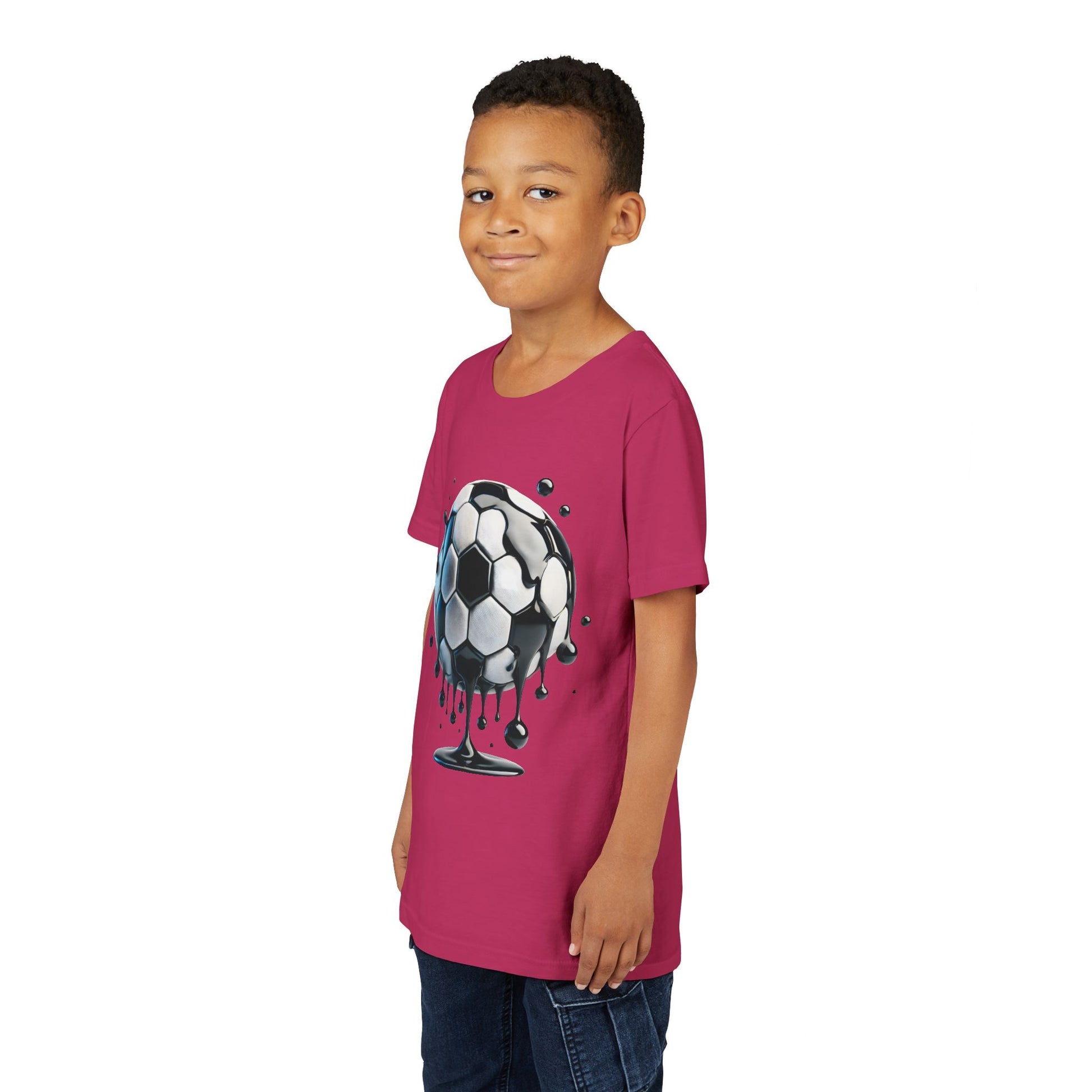 Dripping Soccer Ball Youth Tee