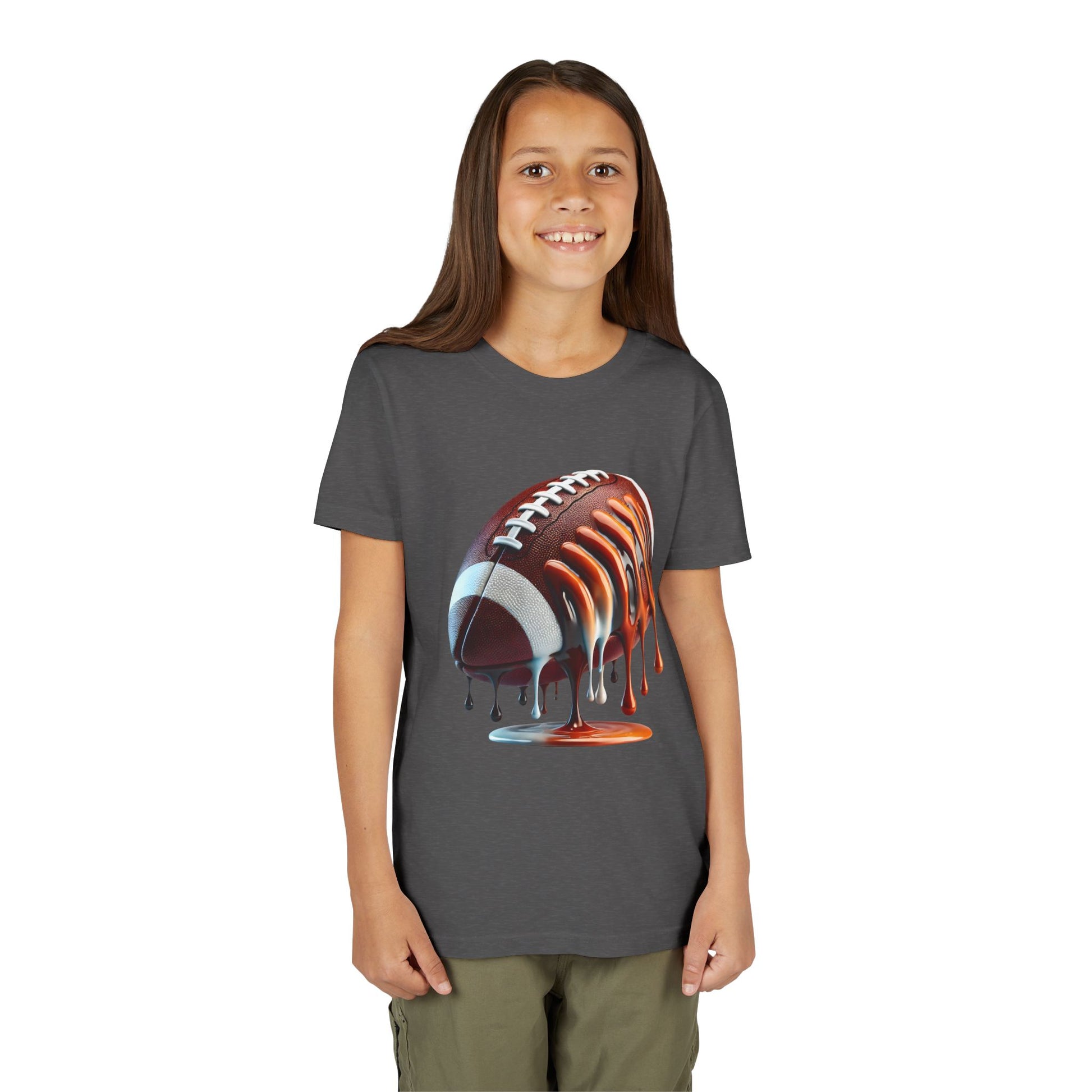 Dripping Football Youth Tee