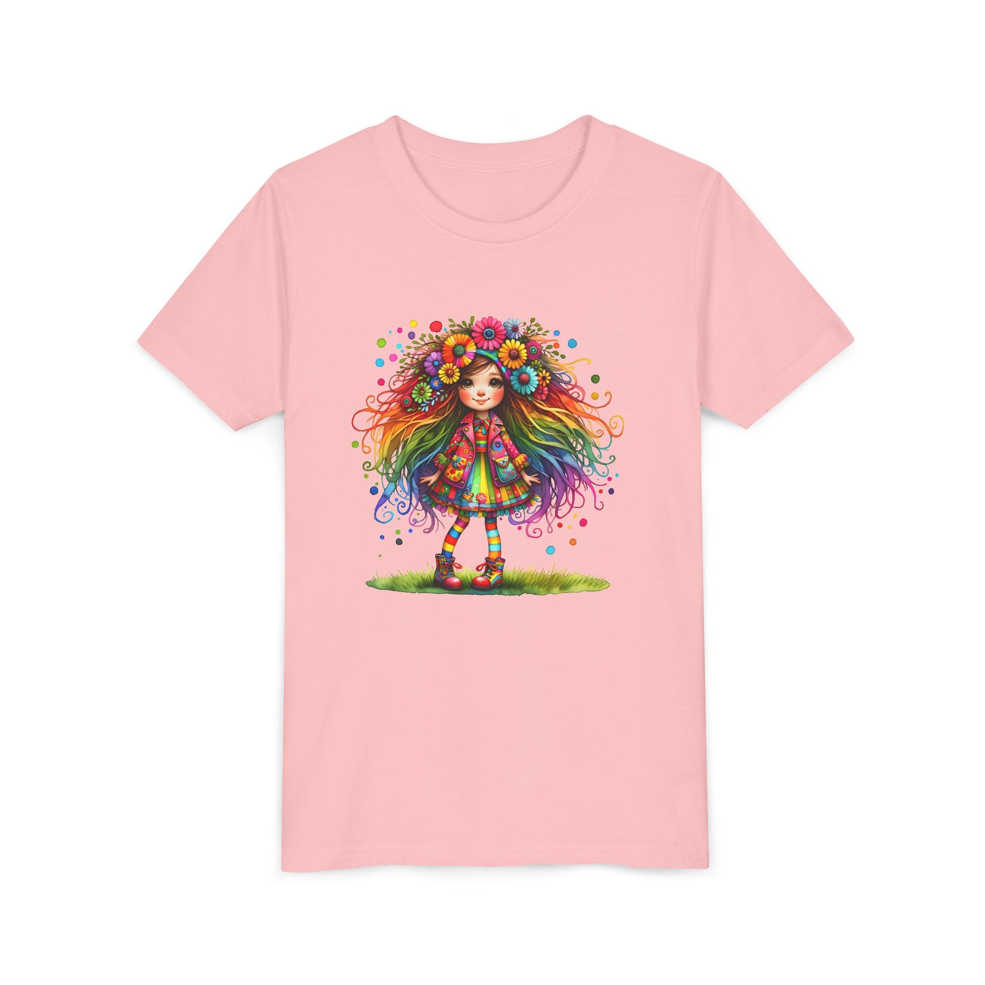Whimsical Flower Child Youth Tee