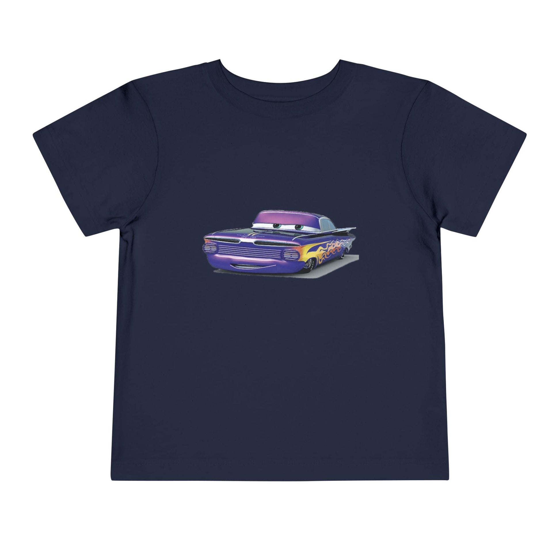Toddler Short Sleeve Tee Featuring Fun Car Design