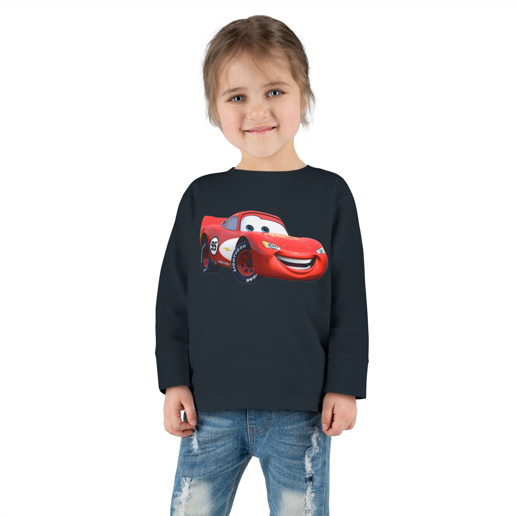 Toddler Cars Graphic Long Sleeve Tee