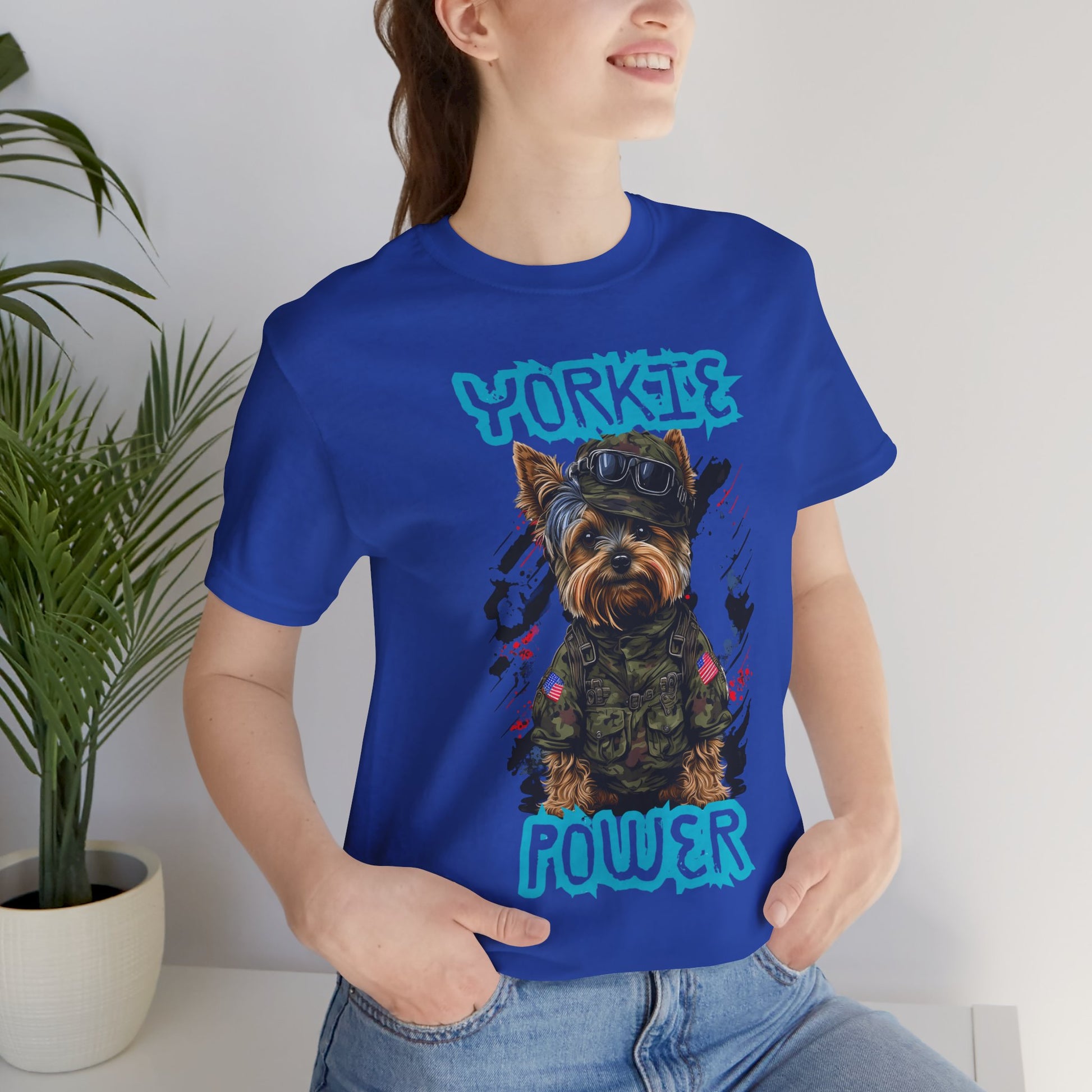 Yorkie Power Unisex Tee