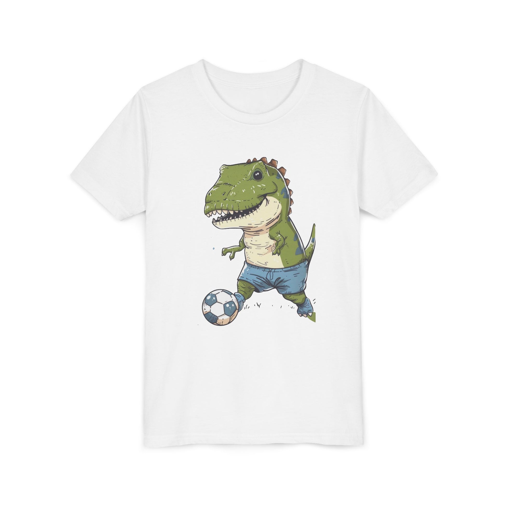 Dinosaur Soccer Youth Tee