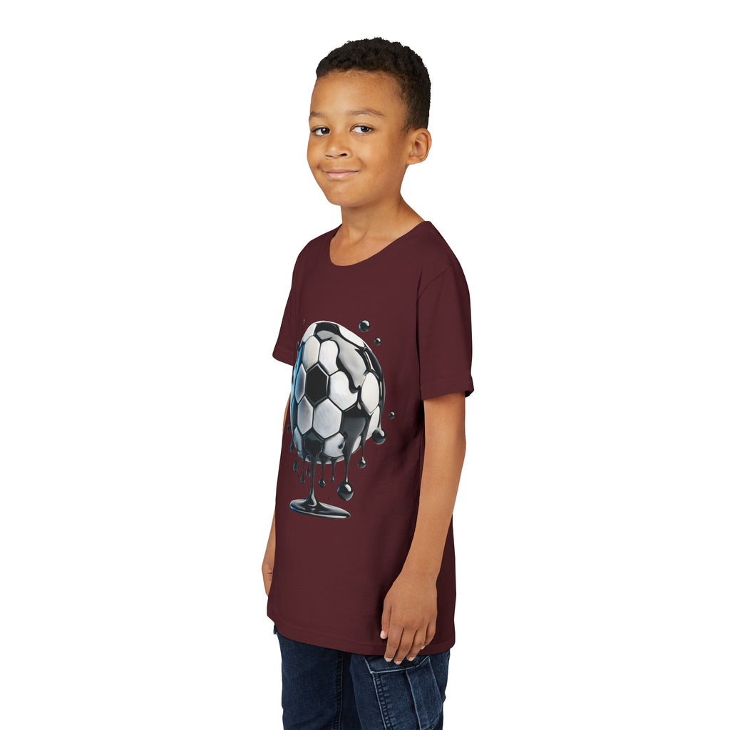 Dripping Soccer Ball Youth Tee