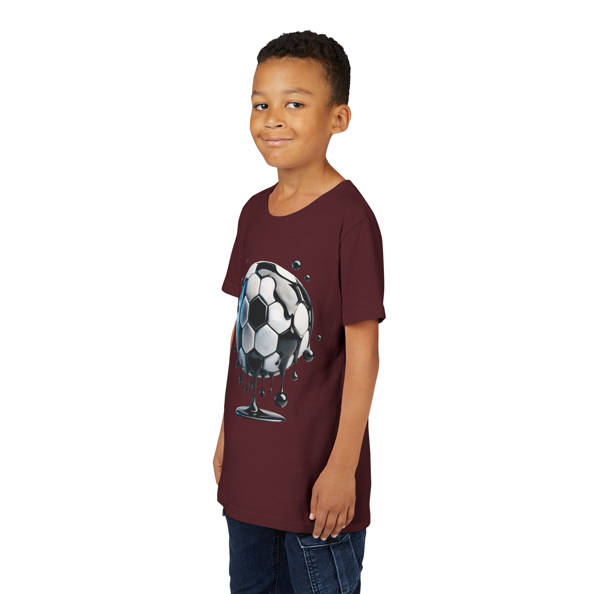 Dripping Soccer Ball Youth Tee