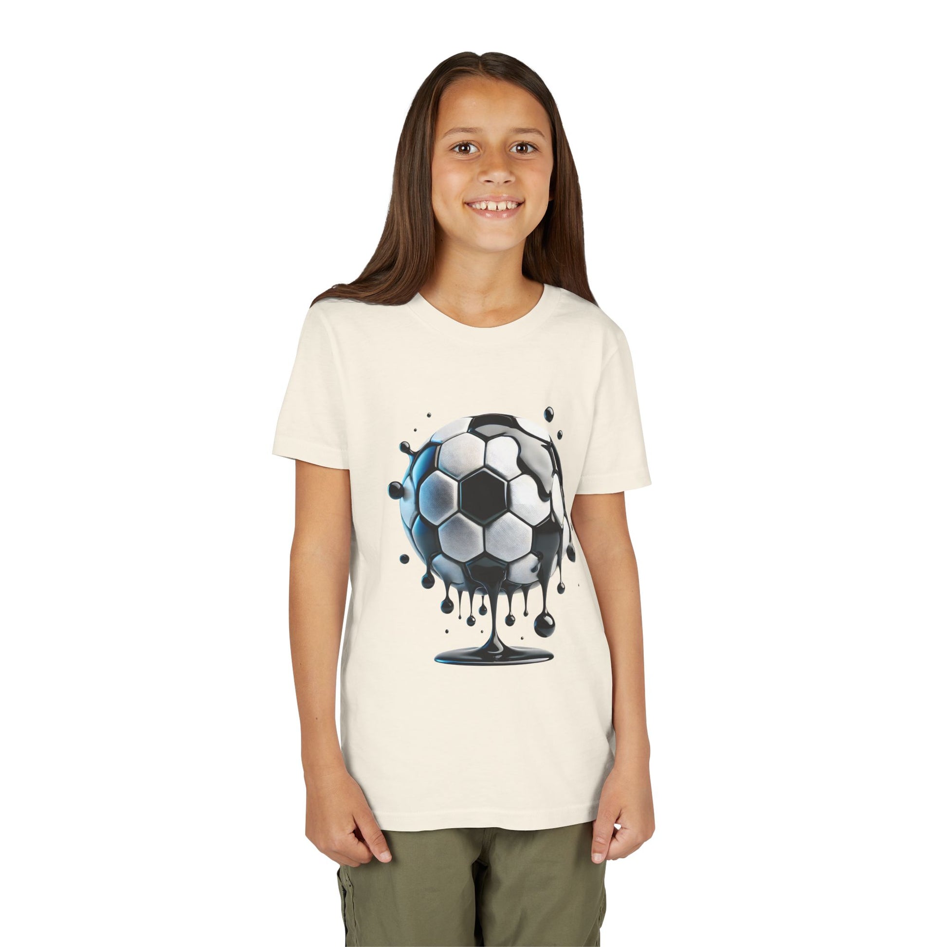 Dripping Soccer Ball Youth Tee