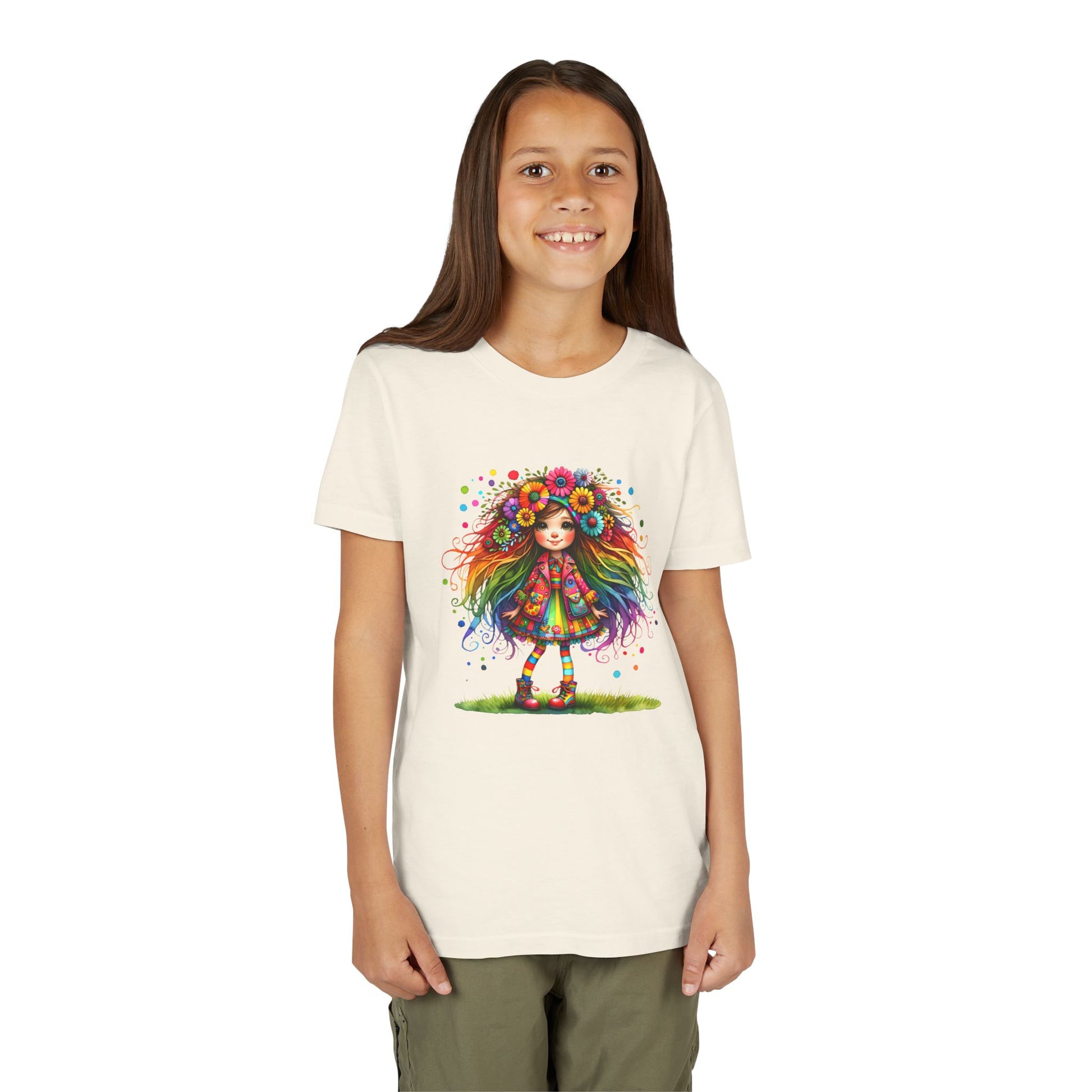 Whimsical Flower Child Youth Tee