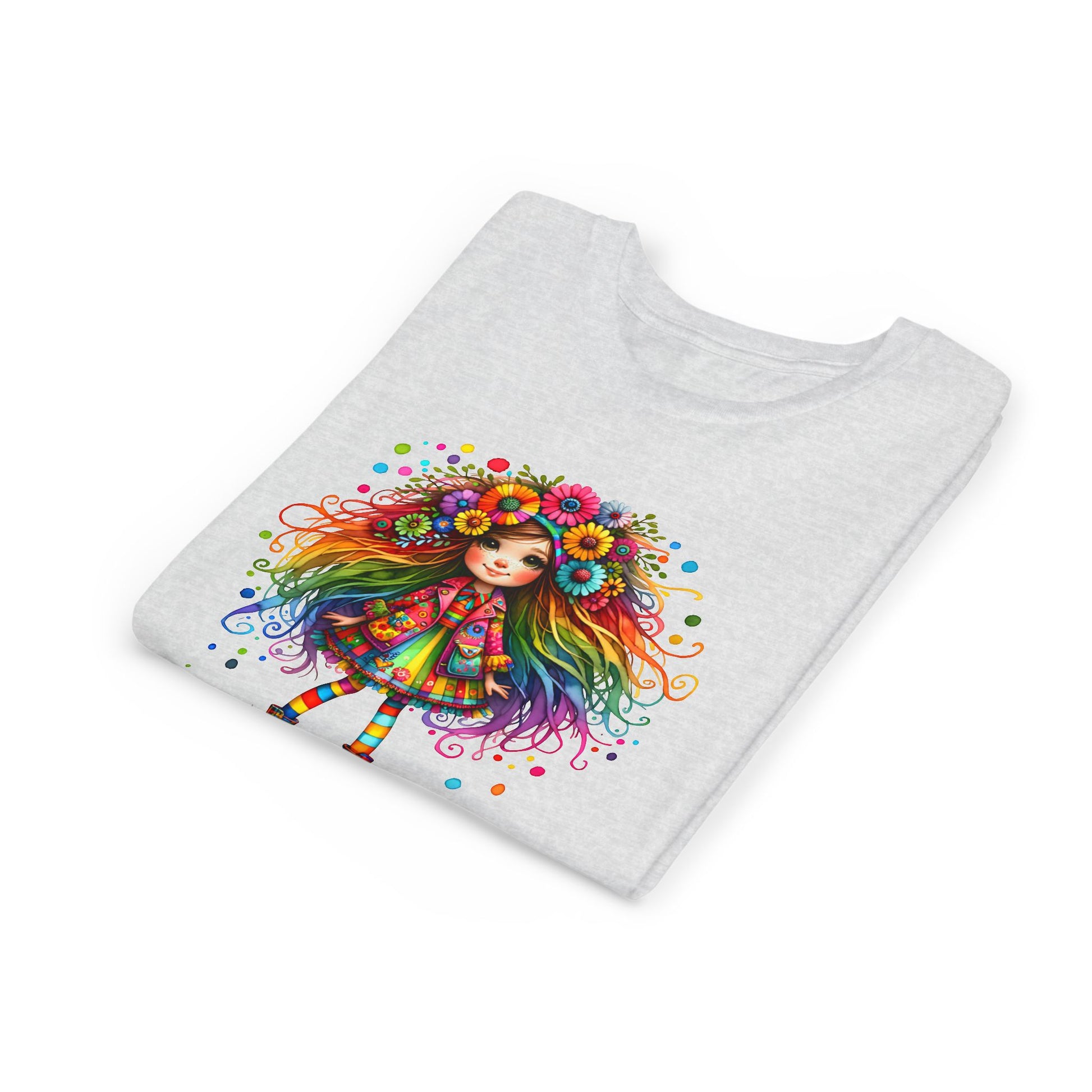 Whimsical Flower Child Youth Tee