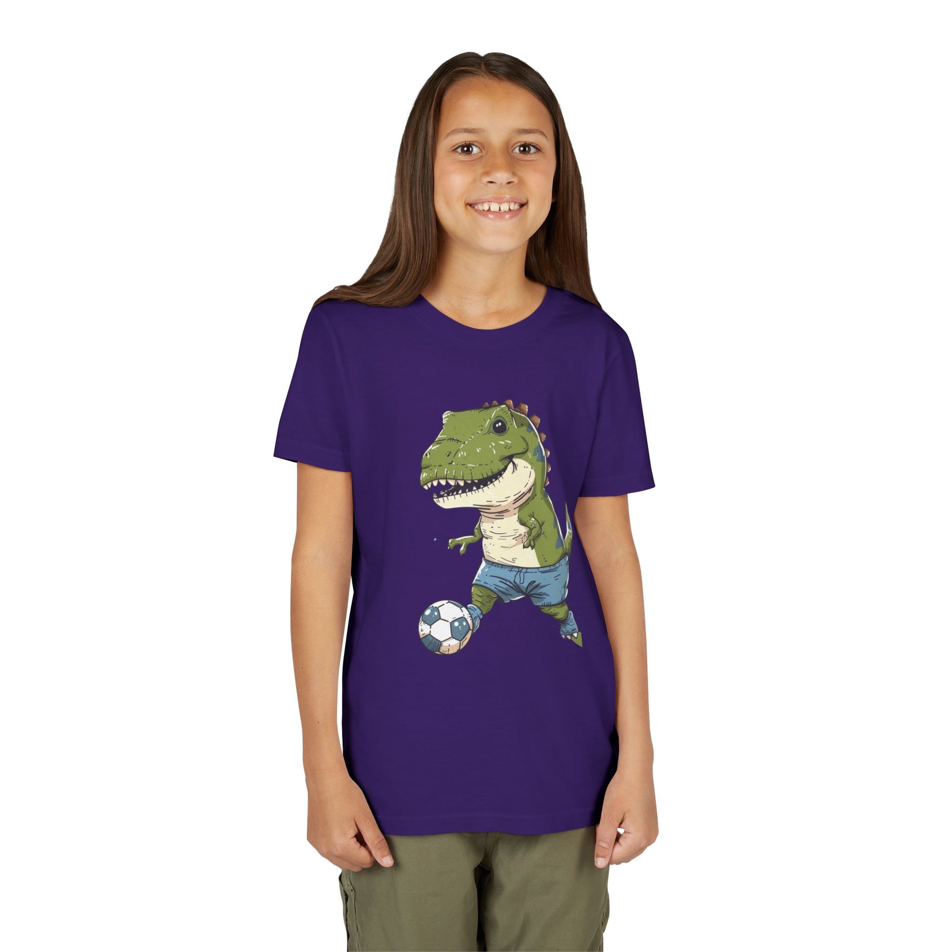 Dinosaur Soccer Youth Tee