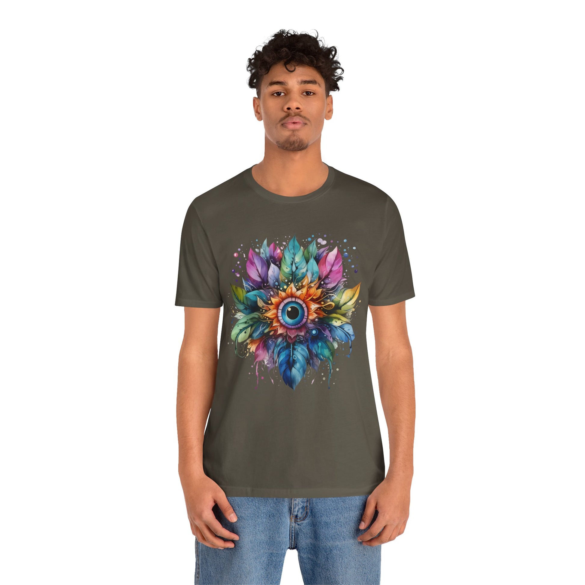Colorful Eye Design Unisex Tee