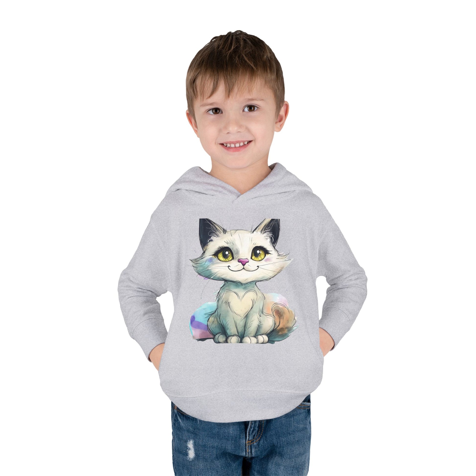 Cute Cat Toddler Hoodie
