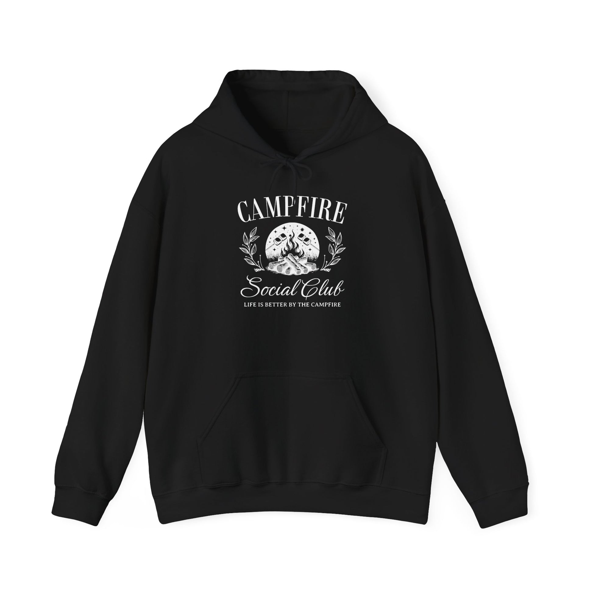 Campfire Social Club Hoodie – Life’s Better Around the Flames