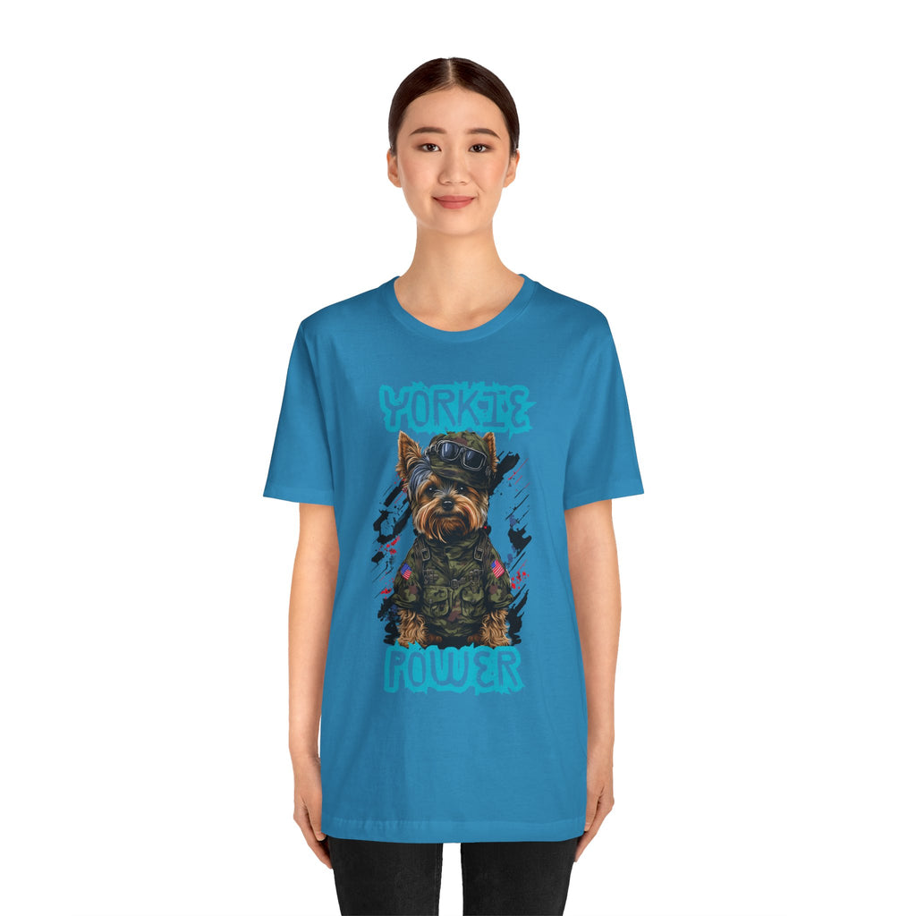 Yorkie Power Unisex Tee