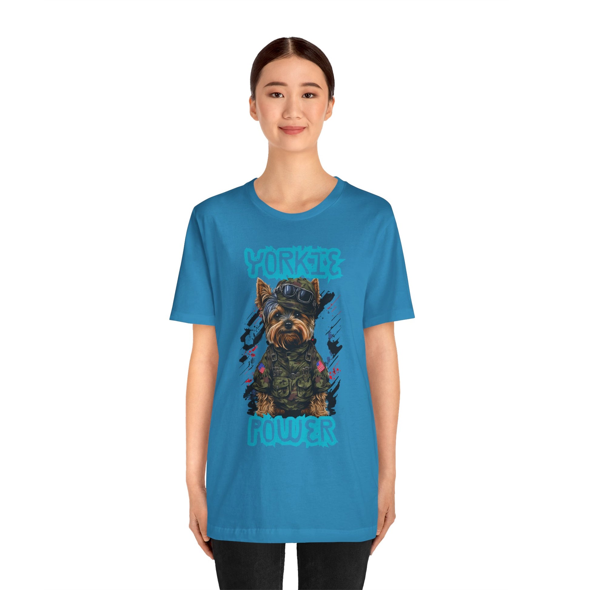 Yorkie Power Unisex Tee