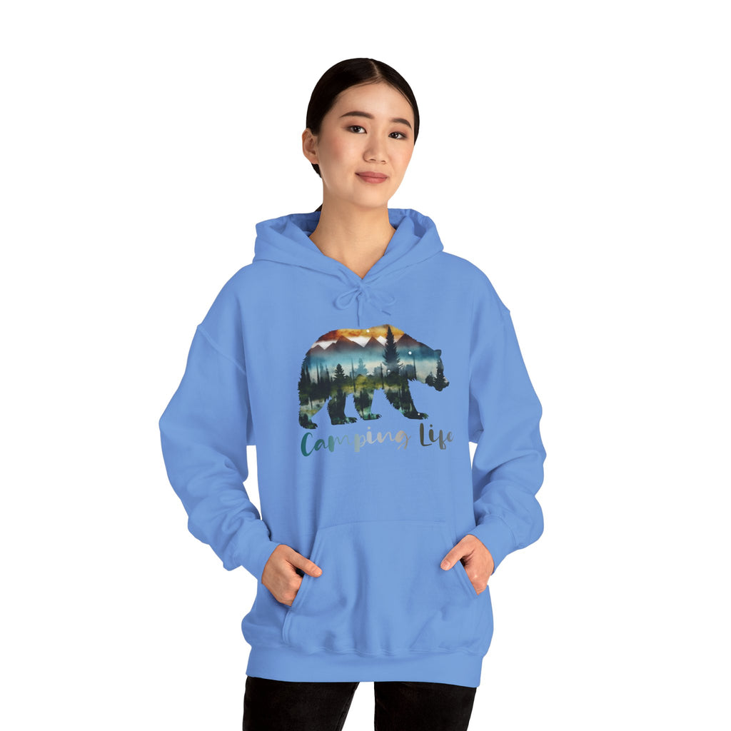 Camping Life Bear Hoodie