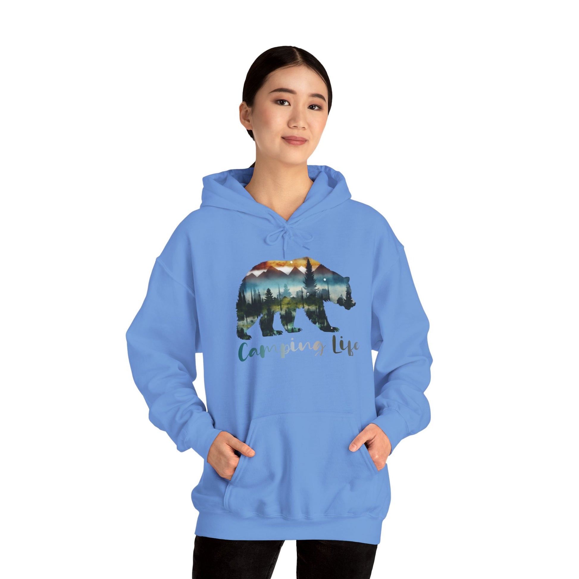 Camping Life Bear Hoodie