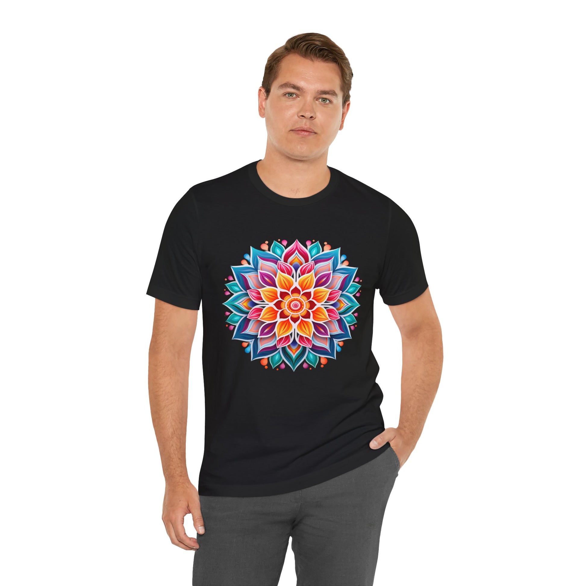 Vibrant Mandala Graphic Tee