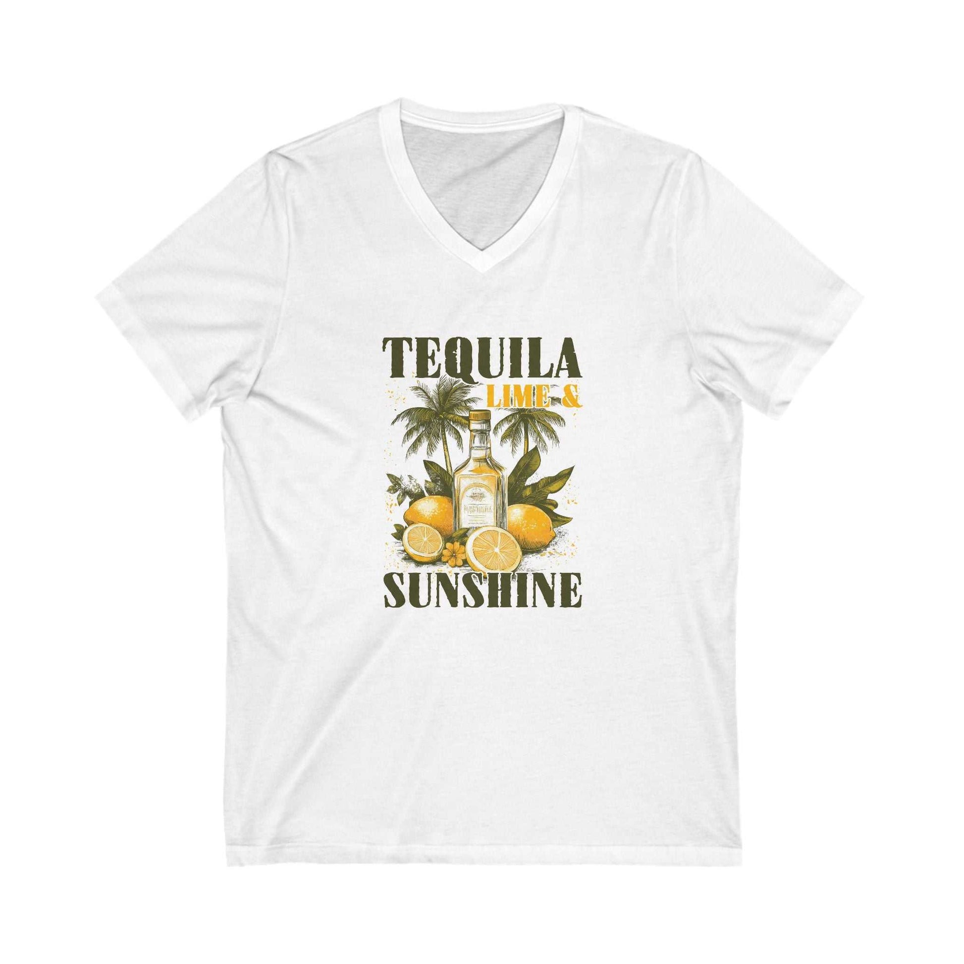 Tequila, Lime & Sunshine V-Neck