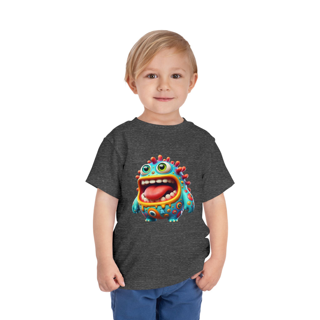 Colorful Toddler Tee with Fun Monster Design