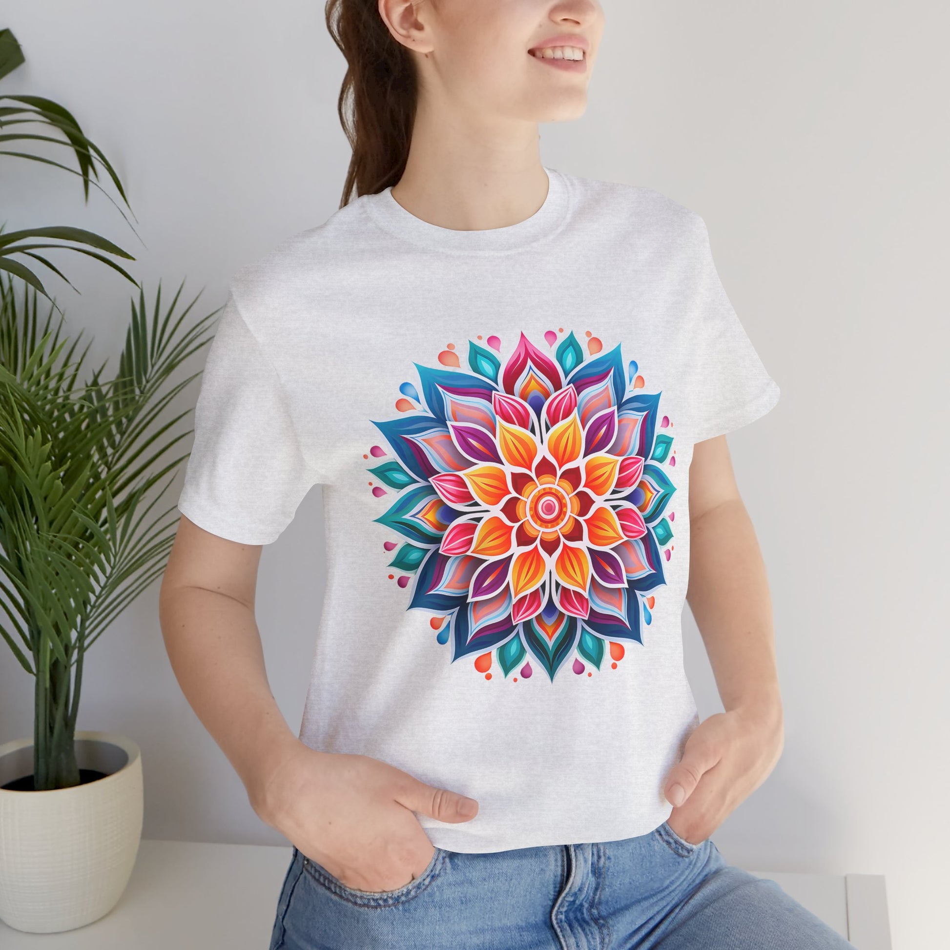 Vibrant Mandala Graphic Tee