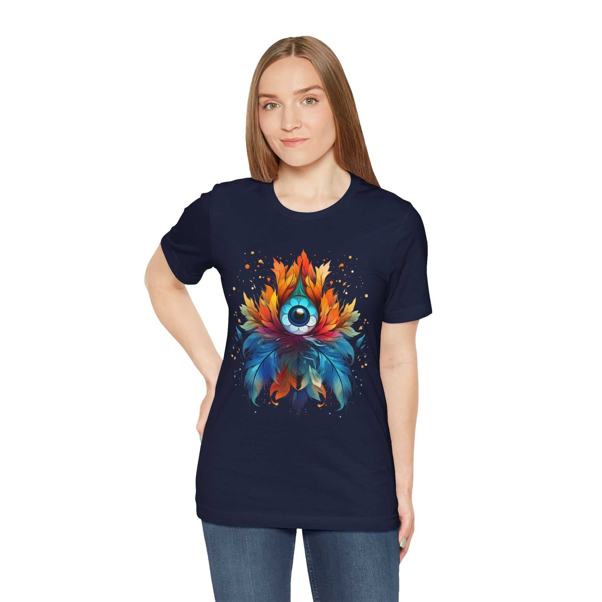 Vibrant Eye-Mandala Tee