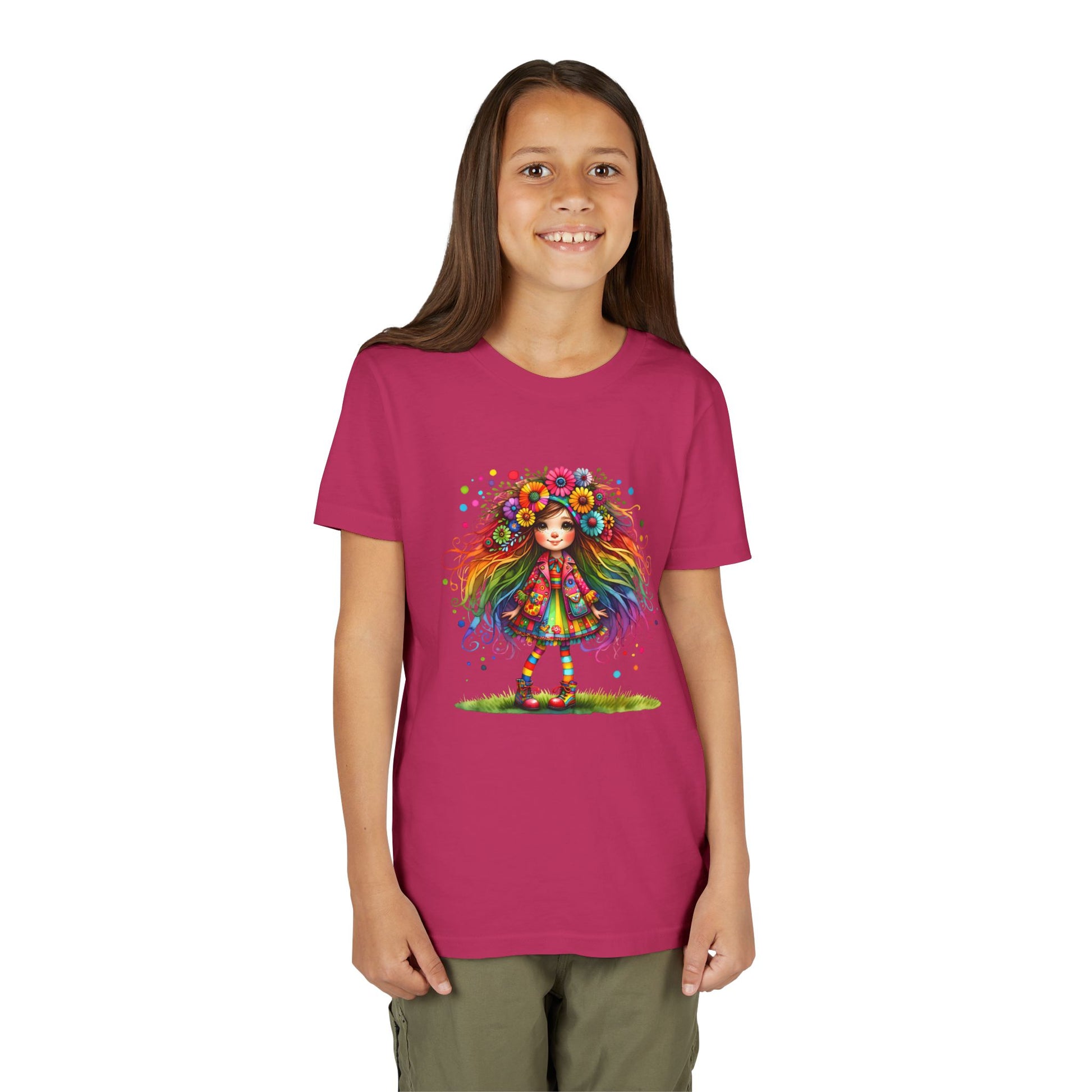 Whimsical Flower Child Youth Tee