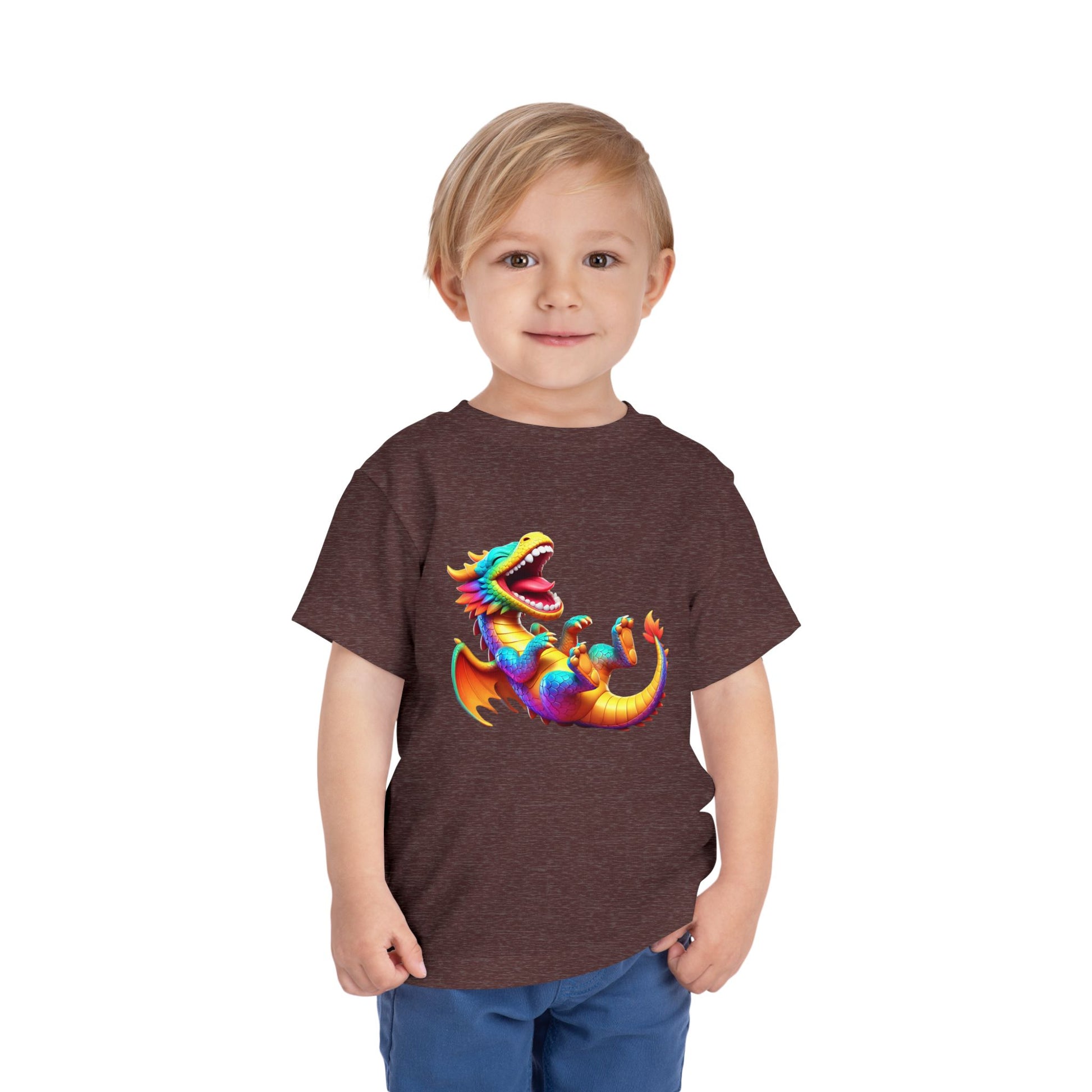 Rainbow Dinosaur Toddler Tee